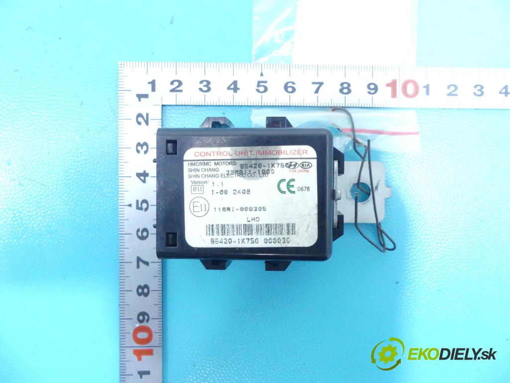 Hyundai ix20 2010-2019 1.4 16v 90 HP manual 66,2 kW 1396 cm3 5- modul riadiaca jednotka 95420-1K750 (Ostatné)