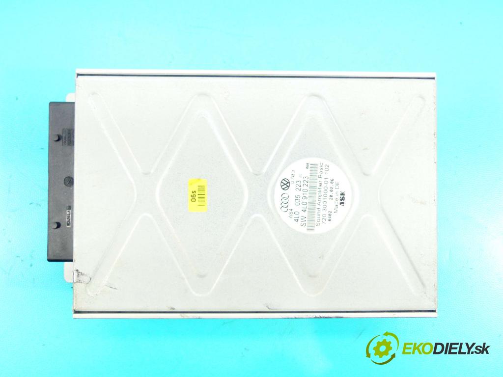 Audi Q7 2005-2015 3.0 tdi 232KM automatic 171 kW 2967 cm3 5- Zesilovač: 4L0035223 (Zosilňovače)