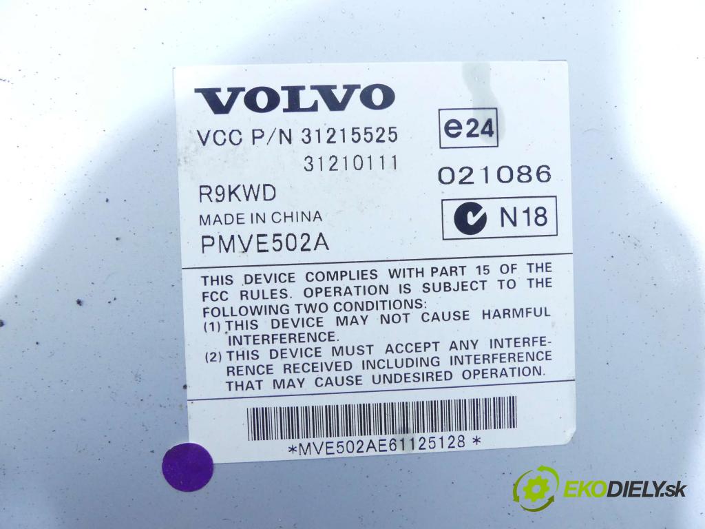 Volvo XC90 I 2002-2014 2.4 D5 163 HP automatic 120 kW 2401 cm3 5- Zesilovač: 31215525 (Zosilňovače)