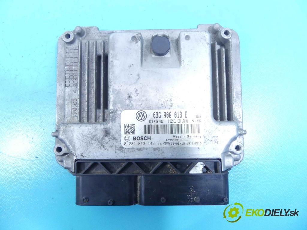 Skoda Roomster 1.9 tdi 105 HP manual 77 kW 1896 cm3 5- Jednotka riadiaca 0281013443
