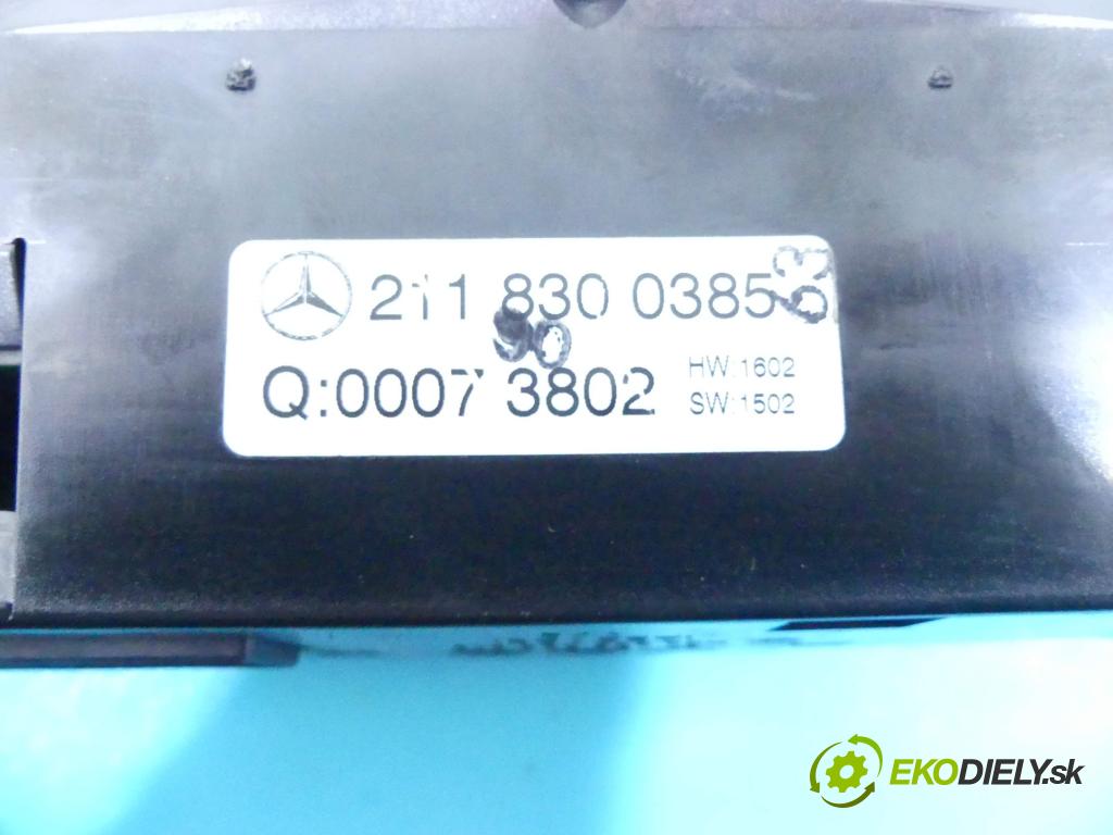 Mercedes E W211 2002-2009 2,2.0 CDI 150 HP manual 110 kW 2148 cm3 4- panel kúrenia 2118300385