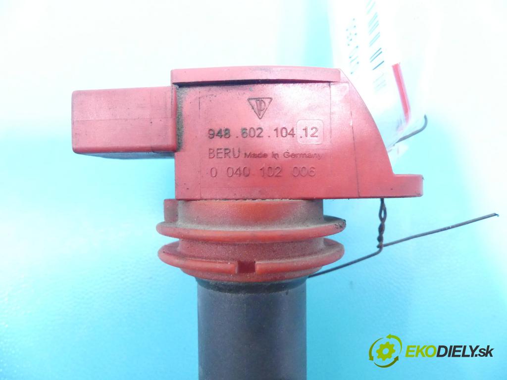 Porsche Cayenne II 2010-2017 4.8 V8 Turbo automatic 368 kW 4806 cm3 5- cievka zapaľovacia 0040102006 (Zapaľovacie cievky, moduly)