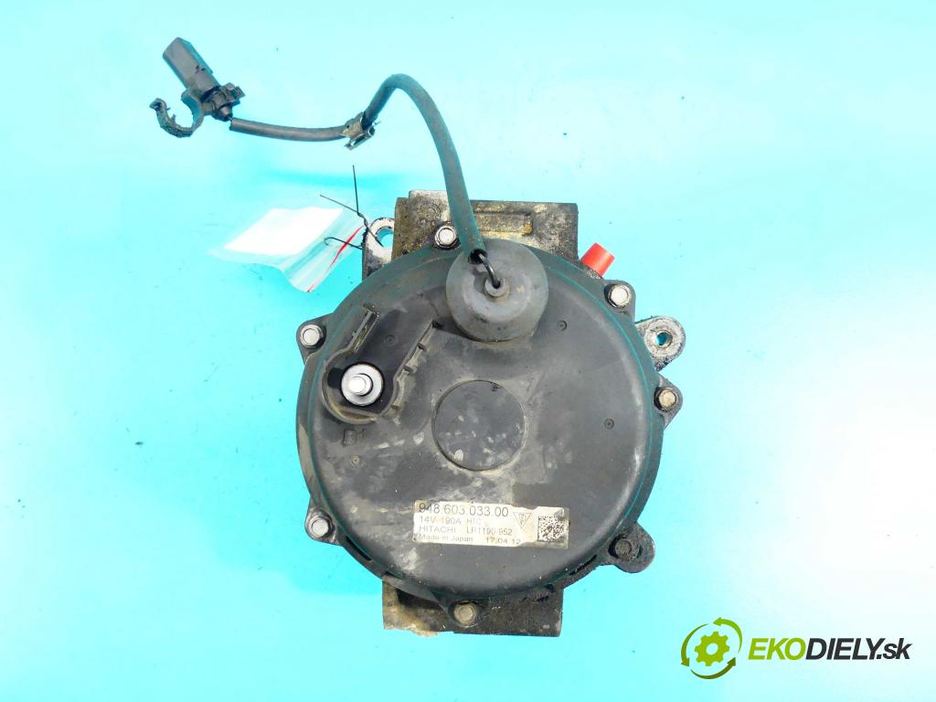 Porsche Cayenne II 2010-2017 4.8 V8 Turbo 500KM automatic 368 kW 4806 cm3 5- Alternator 94860303300 (Alternátory)