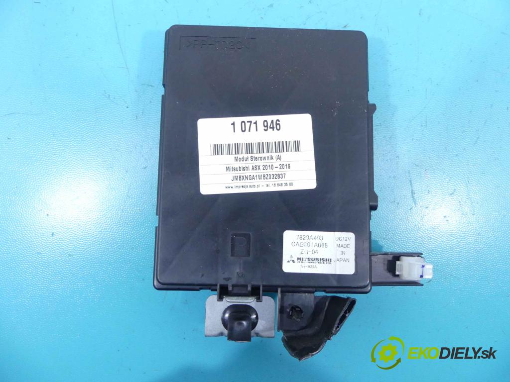 Mitsubishi ASX 2010-2016 1.6 16v 117 HP manual 86 kW 1590 cm3 5- modul riadiaca jednotka 7820A403 (Ostatné)