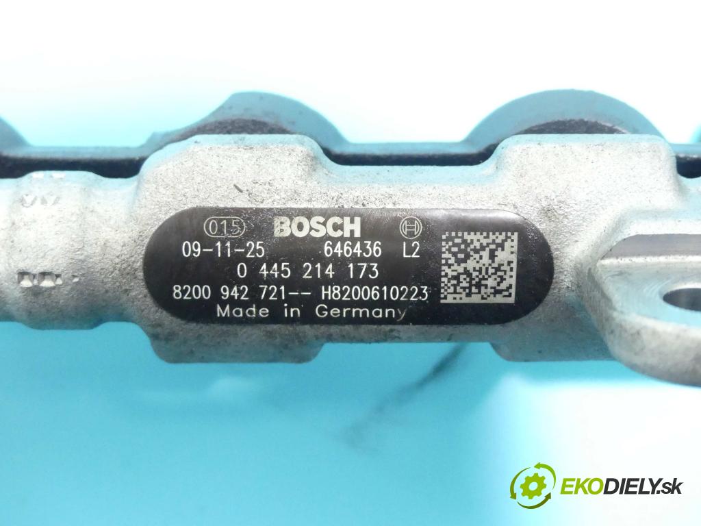 Nissan Qashqai 06-13 2.0 dci 150 HP manual 110 kW 1995 cm3 5- lišta vstrekovacia 0445214173 (Vstrekovacie lišty)