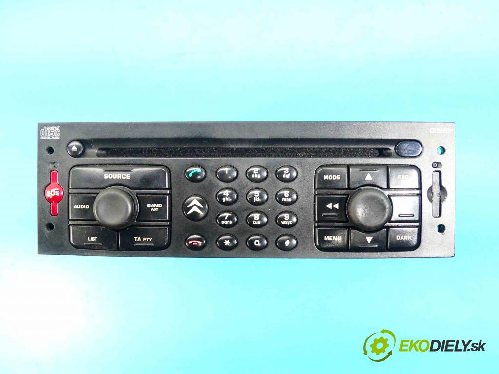 Citroen C4 2004-2011 2.0 hdi 136 HP manual 100 kW 1997 cm3 5- Radio továreň: 96565706XT