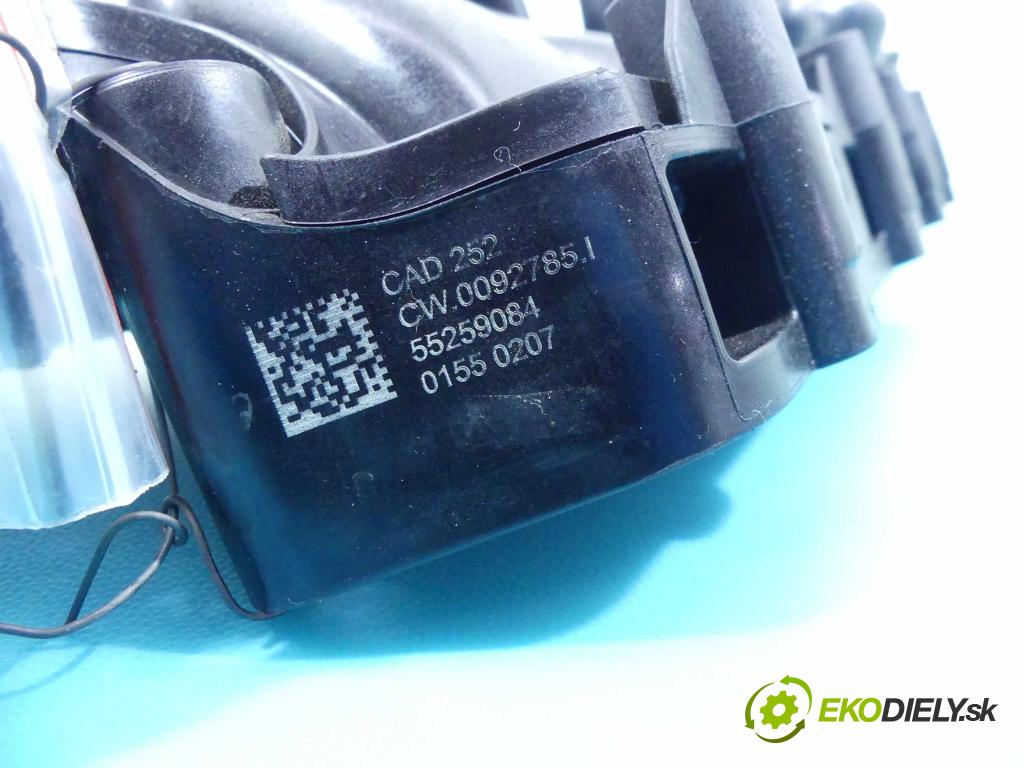 Alfa romeo Mito 08-18 1.6 jtd 120 HP manual 88 kW 1598 cm3 3- zvod nasávací 55259084 (Sacie potrubia)