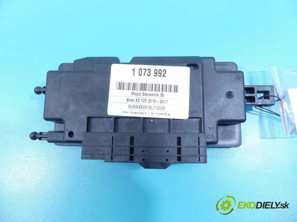 Bmw X3 F25 2010-2017 3.0 258 HP automatic 190 kW 2996 cm3 5- modul riadiaca jednotka 9247384 (Ostatné)