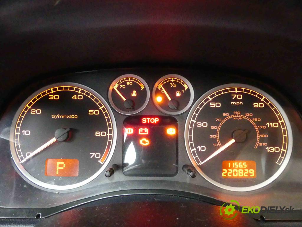 Peugeot 307 1.6 16v 109 HP automatic 80 kW 1587 cm3 5- prístrojovka/ budíky 9645768780 (Prístrojové dosky, displeje)