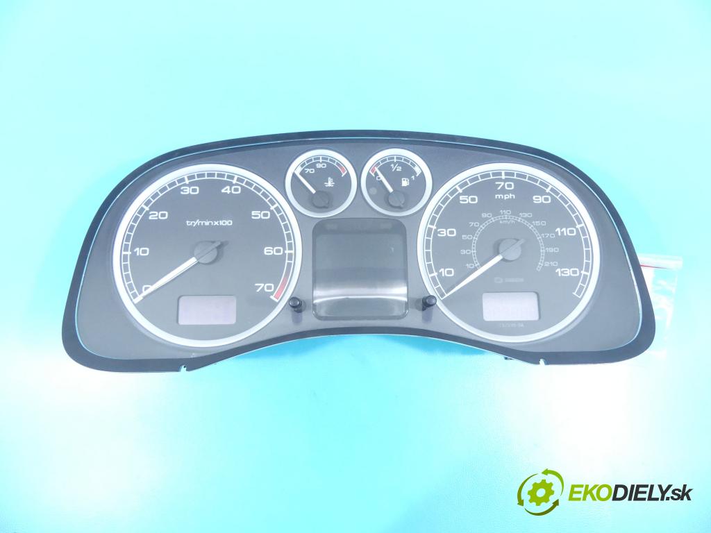 Peugeot 307 1.6 16v 109 HP automatic 80 kW 1587 cm3 5- prístrojovka/ budíky 9645768780 (Prístrojové dosky, displeje)