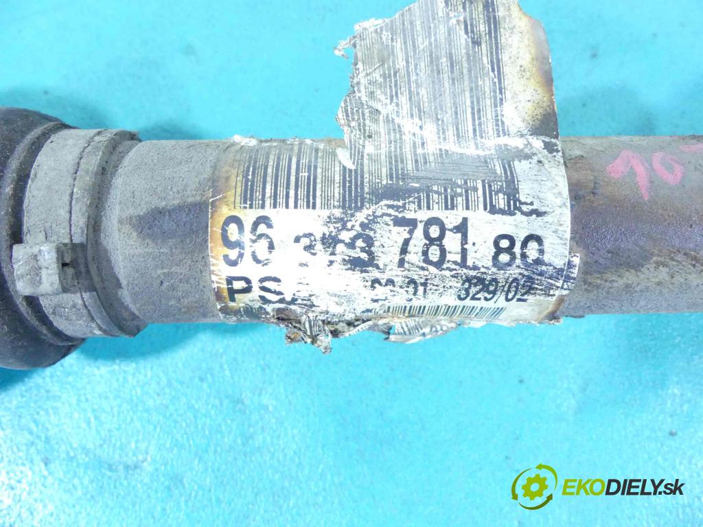 Peugeot 307 1.6 16v 109 HP automatic 80 kW 1587 cm3 5- poloos ľavé 9637378180 (Poloosy)