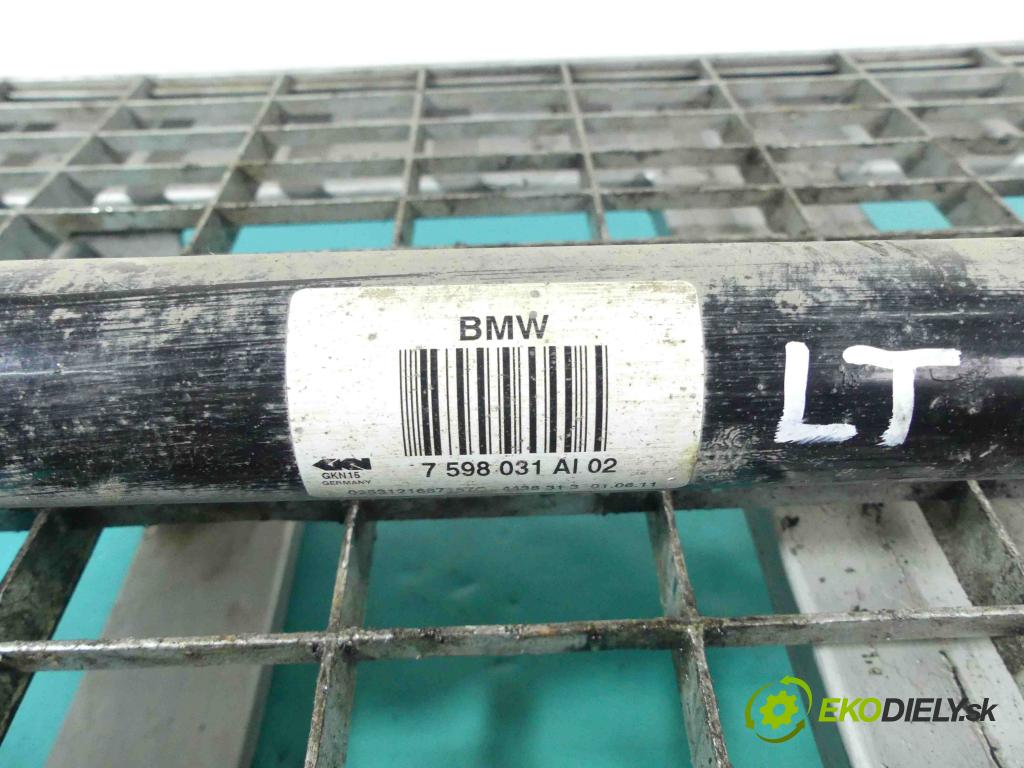 Bmw X3 F25 2010-2017 3.0 258 HP automatic 190 kW 2996 cm3 5- poloos ľavé 7598031 (Poloosy)