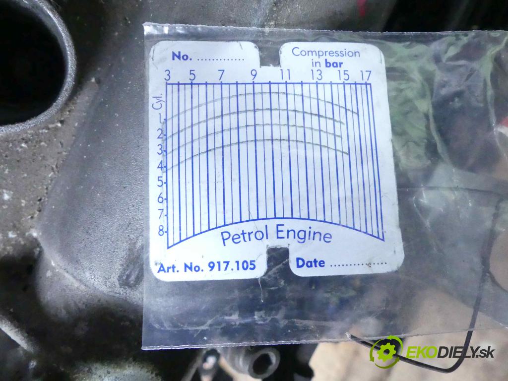 Vw Golf V 2003-2009 1.4 16v 75 HP manual 55 kW 1390 cm3 3- motor benzín: BCA