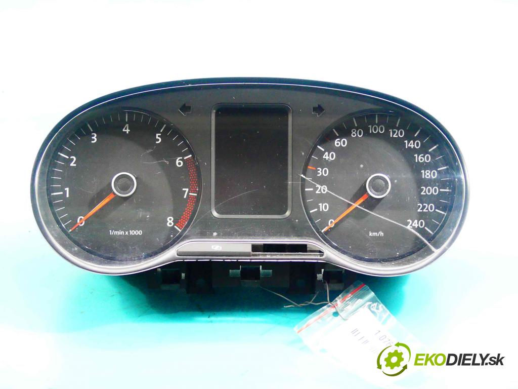 Vw Polo V 6R 2009-2017 1.2 60 HP manual 44 kW 1198 cm3 5- prístrojovka/ budíky 6R0920860A (Prístrojové dosky, displeje)