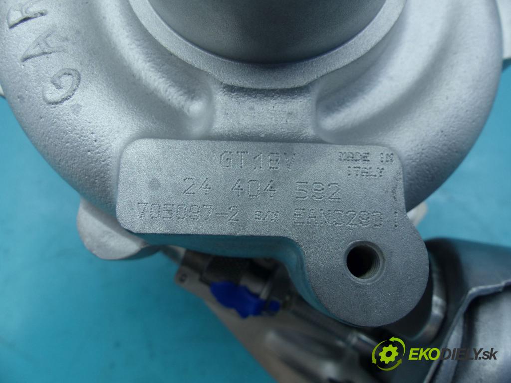 Opel Omega B 1994-2003 2.2 dti 120 hp manual 88 kW 2172 cm3 4- Turbodmychadlo repasováno 705997-2