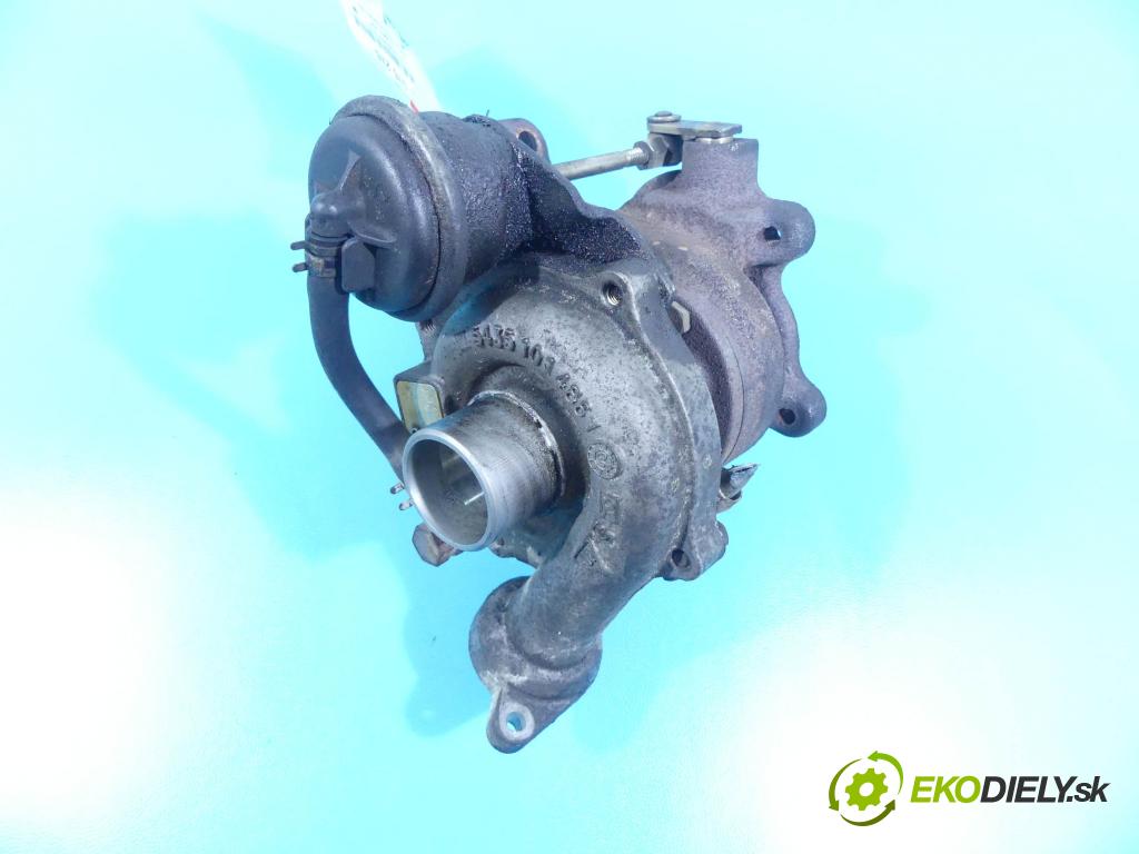 Peugeot 206 1.4 hdi 68 HP manual 50 kW 1398 cm3 5- turbodúchadlo, turbo 5435-971-0009 (Turbodúchadlá (kompletné))