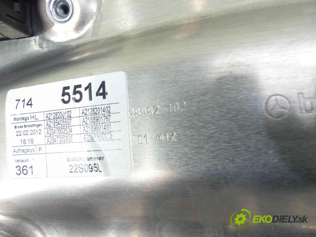 Mercedes CLS II C218 2010-2018 4.7 V8 408KM automatic 300 kW 4663 cm3 4- mechanismus stahování zadní levý