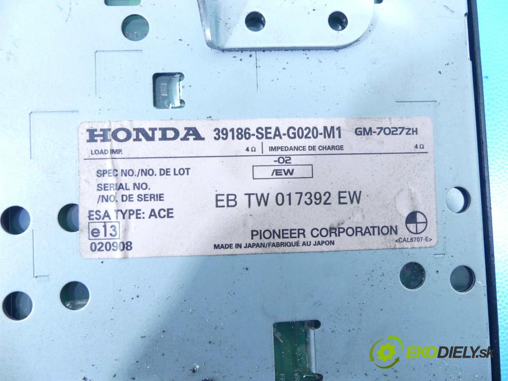 Honda Accord VII 2002-2008 2.2 i-CTDi 140 HP manual 103 kW 2204 cm3 4- modul riadiaca jednotka 39186-SEA-G020-M1 (Ostatné)