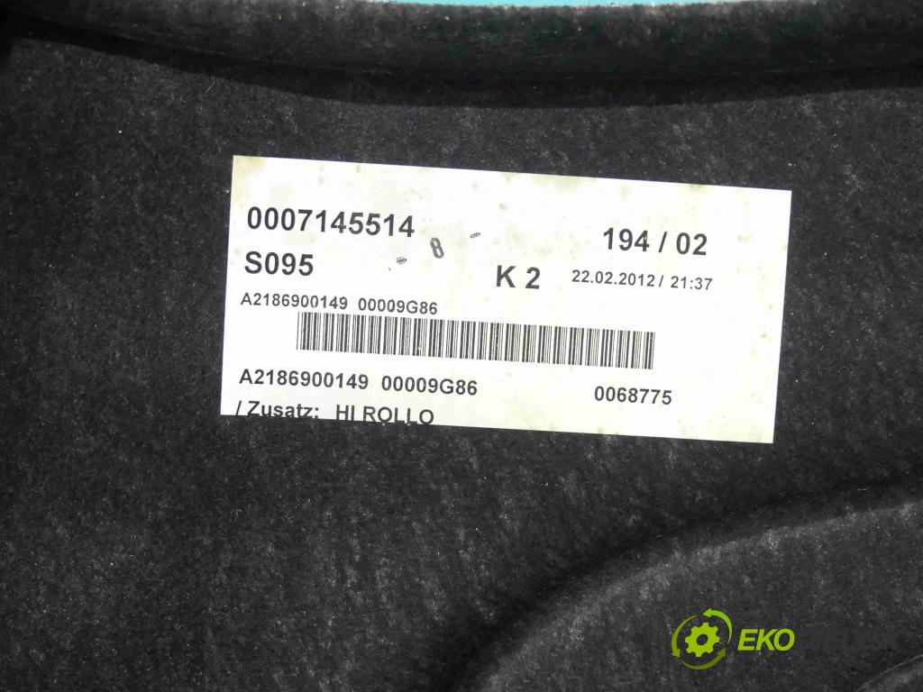 Mercedes CLS II C218 2010-2018 4.7 V8 408KM automatic 300 kW 4663 cm3 4- zadná A2186900149 (Pláta zadné)