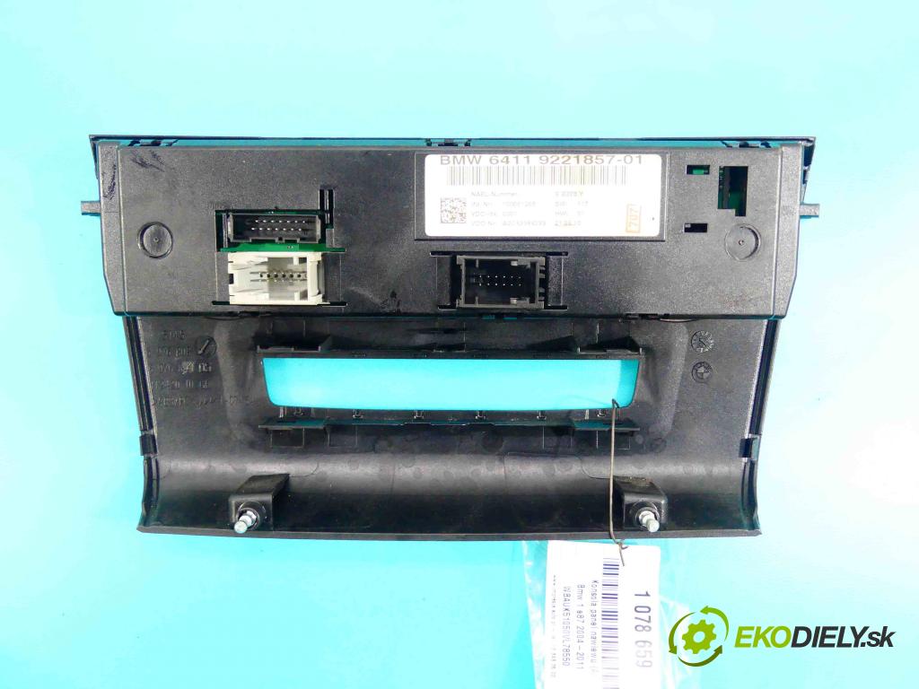 Bmw 1 e87 2004-2011 2.0d 116 HP manual 85 kW 1995 cm3 3- panel kúrenia 9221857