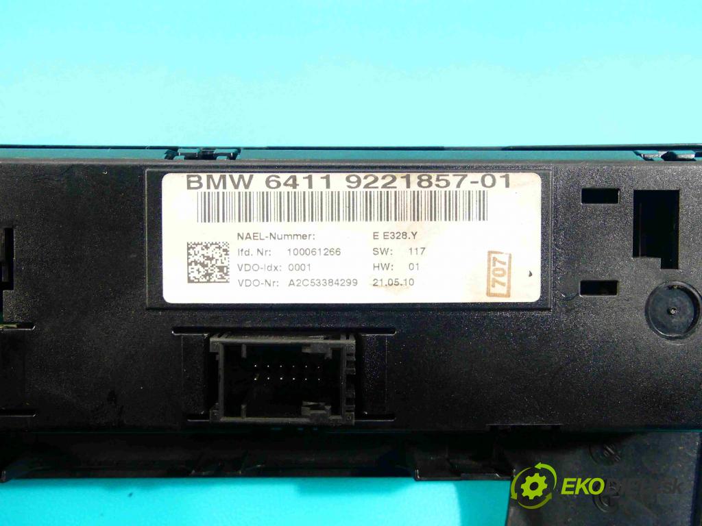 Bmw 1 e87 2004-2011 2.0d 116 HP manual 85 kW 1995 cm3 3- panel kúrenia 9221857