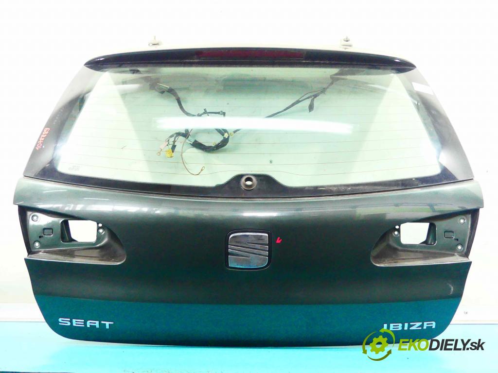Seat Ibiza III 6L 2002-2008 1.2 12v 64 hp manual 47 kW 1198 cm3 5- zadní kufrové dveře  (Zadní kapoty)