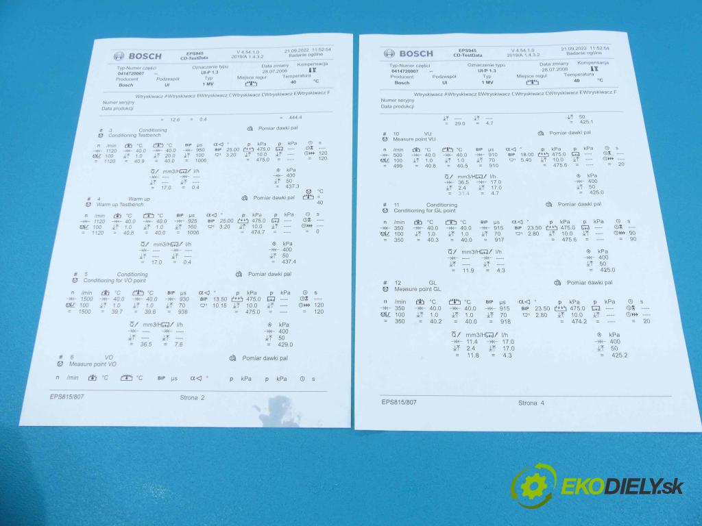 Vw Lupo 1.4 tdi 75 HP manual 55 kW 1422 cm3 3- vstrekovacie čerpadlo 0414720007 (Vstrekovače)