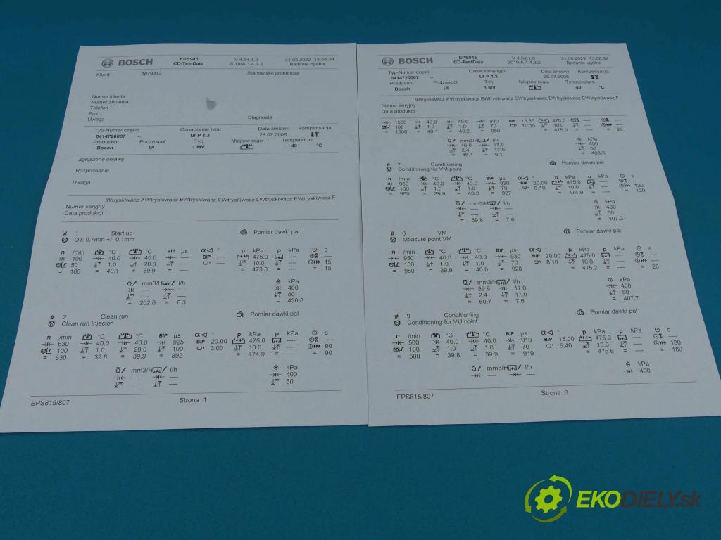 Vw Lupo 1.4 tdi 75 HP manual 55 kW 1422 cm3 3- vstrekovacie čerpadlo 0414720007 (Vstrekovače)