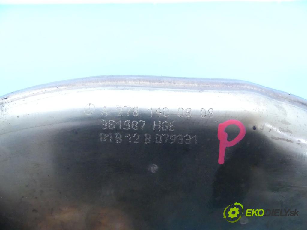 Mercedes CLS II C218 2010-2018 4.7 V8 408KM automatic 300 kW 4663 cm3 4- potrubí výfuk A2781400808 (Výfukové potrubí)