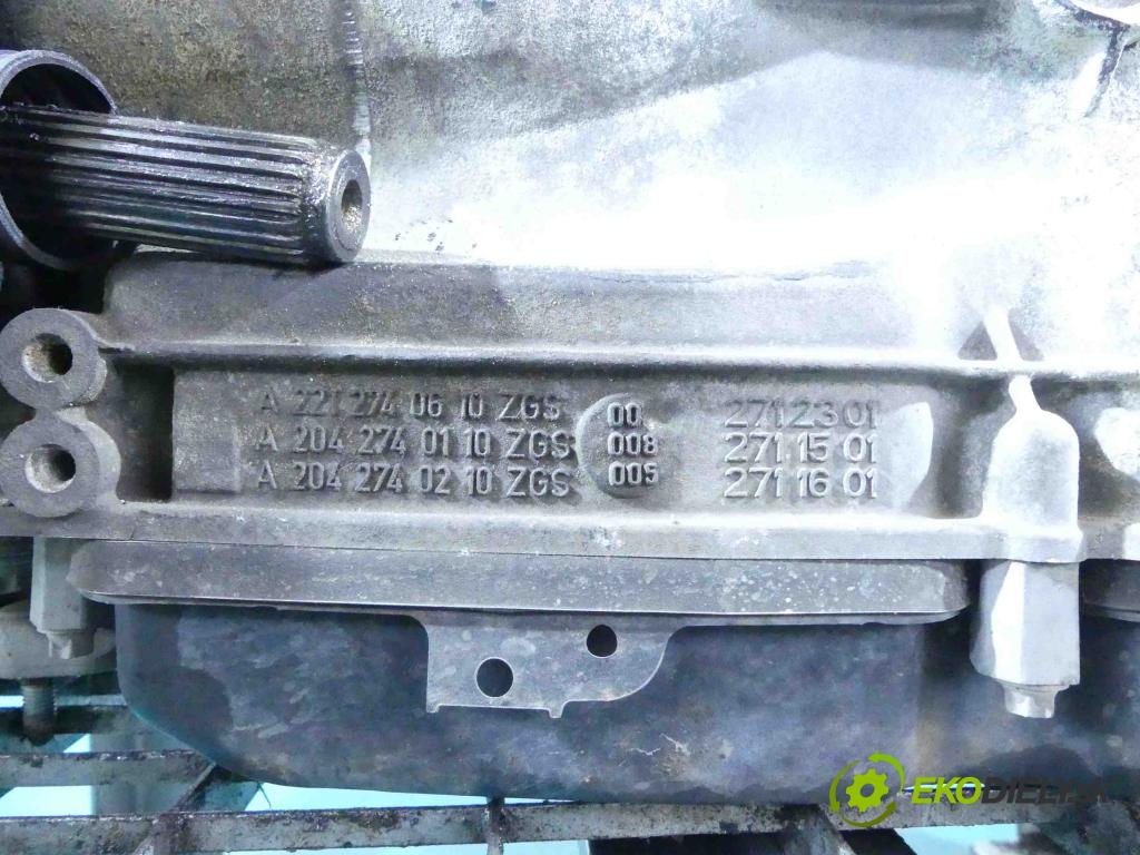 Mercedes CLS II C218 2010-2018 4.7 V8 408KM automatic 300 kW 4663 cm3 4- prevodovka stupeň,rýchlosť automat A2212704504