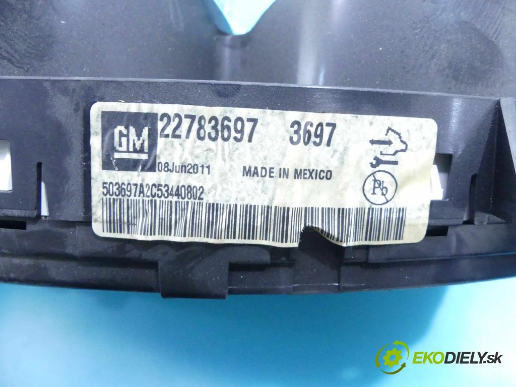 Saab 9-4X 3.0 V6 (LF1): 269KM automatic 198 kW 2997 cm3 5- prístrojovka/ budíky 22783697 (Prístrojové dosky, displeje)