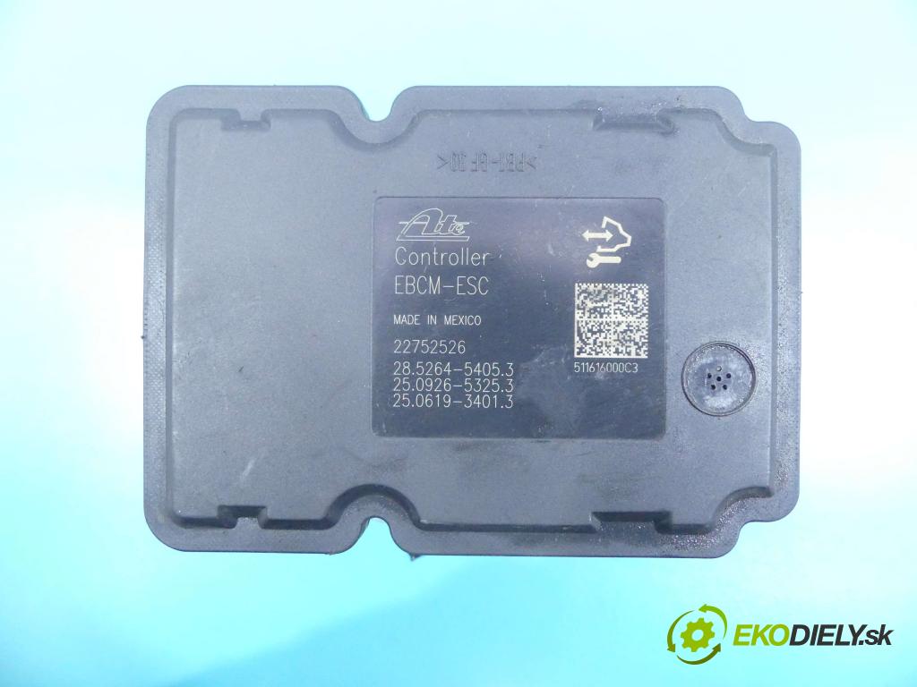 Saab 9-4X 3.0 V6 (LF1): 269KM automatic 198 kW 2997 cm3 5- čerpadlo abs 22752525 (Pumpy ABS)