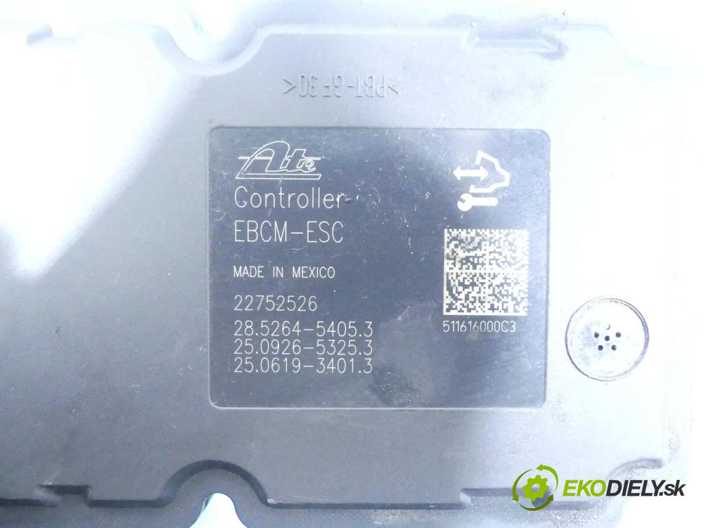 Saab 9-4X 3.0 V6 (LF1): 269KM automatic 198 kW 2997 cm3 5- čerpadlo abs 22752525 (Pumpy ABS)