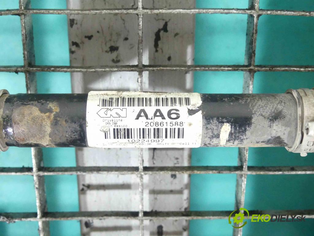 Saab 9-4X 3.0 V6 (LF1): 269KM automatic 198 kW 2997 cm3 5- poloos ľavé 20861588 (Poloosy)