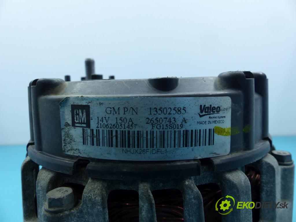 Saab 9-4X 3.0 V6 269KM automatic 198 kW 2997 cm3 5- Alternator 13502585 (Alternátory)