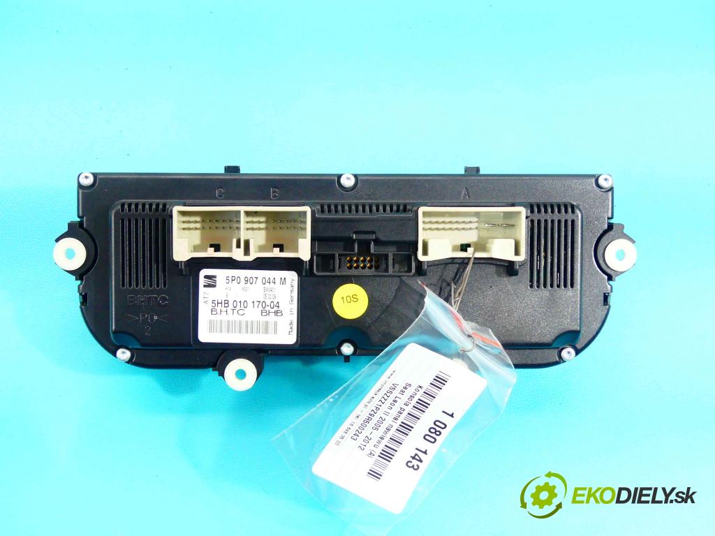 Seat Leon II 2005-2012 1.4 TSI 125 hp manual 92 kW 1390 cm3 5- palubní deska panel topení 5P0907044M