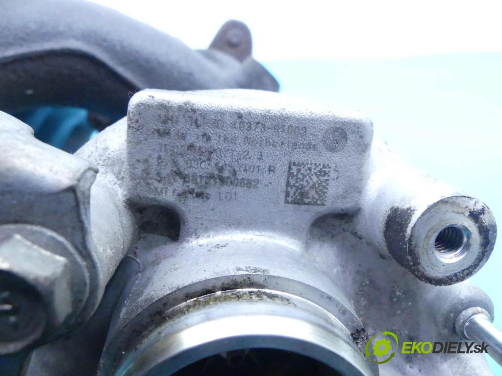 Seat Leon II 2005-2012 1.4 TSI 125 HP manual 92 kW 1390 cm3 5- turbodúchadlo, turbo 49373-01002 (Turbodúchadlá (kompletné))