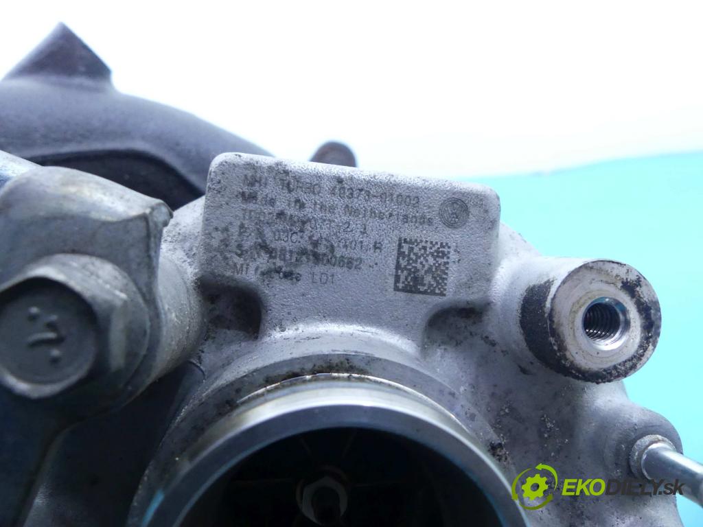 Seat Leon II 2005-2012 1.4 TSI 125 HP manual 92 kW 1390 cm3 5- turbodúchadlo, turbo 49373-01002 (Turbodúchadlá (kompletné))