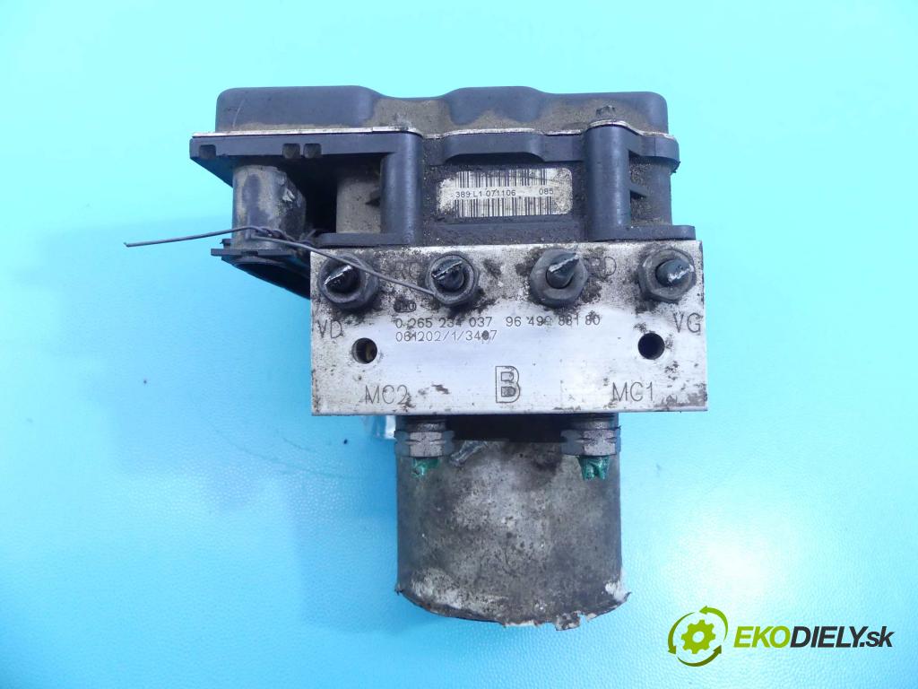 Peugeot 807 2002-2014 2.0 hdi 136 HP manual 100 kW 1997 cm3 5- čerpadlo abs 0265234037 (Pumpy ABS)