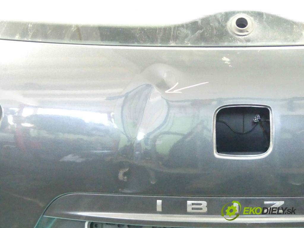 Seat Ibiza IV 6J 2008-2017 1.2 12V 69KM manual 51 kW 1198 cm3 5- zadní kufrové dveře  (Zadní kapoty)