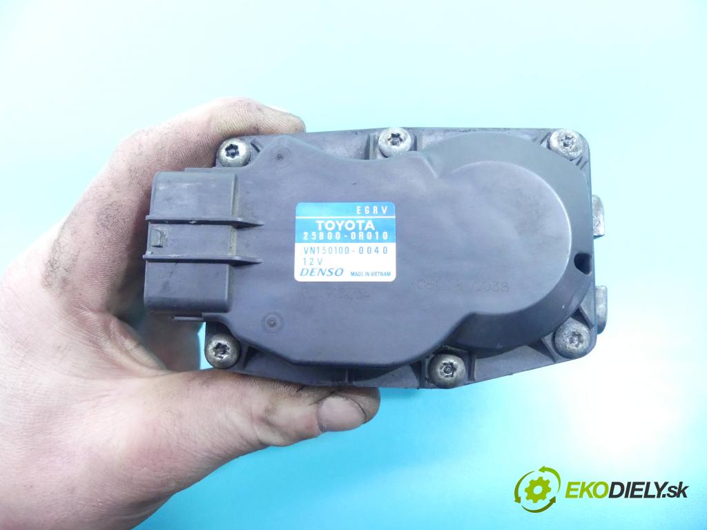 Toyota Verso 2009-2018 2.0 D4D 126 HP manual 93 kW 1998 cm3 5- ventil egr 25800-0R010 (EGR ventily)