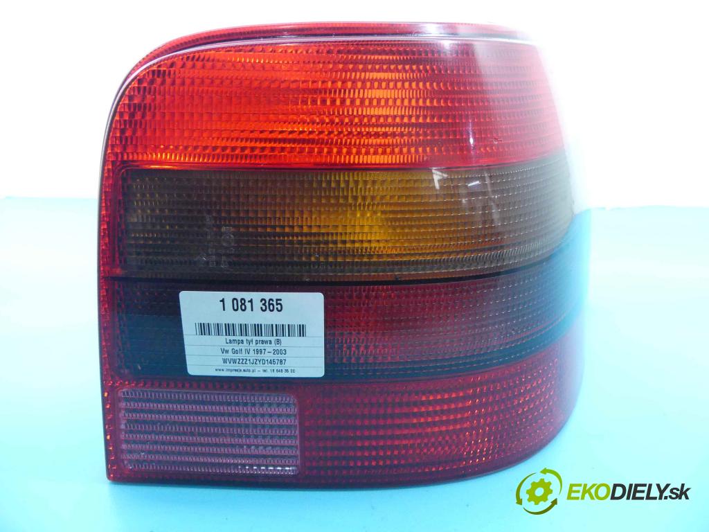 Vw Golf IV 1997-2003 1.6 SR 101 hp manual 74 kW 1595 cm3 5- světlo zadní pravé