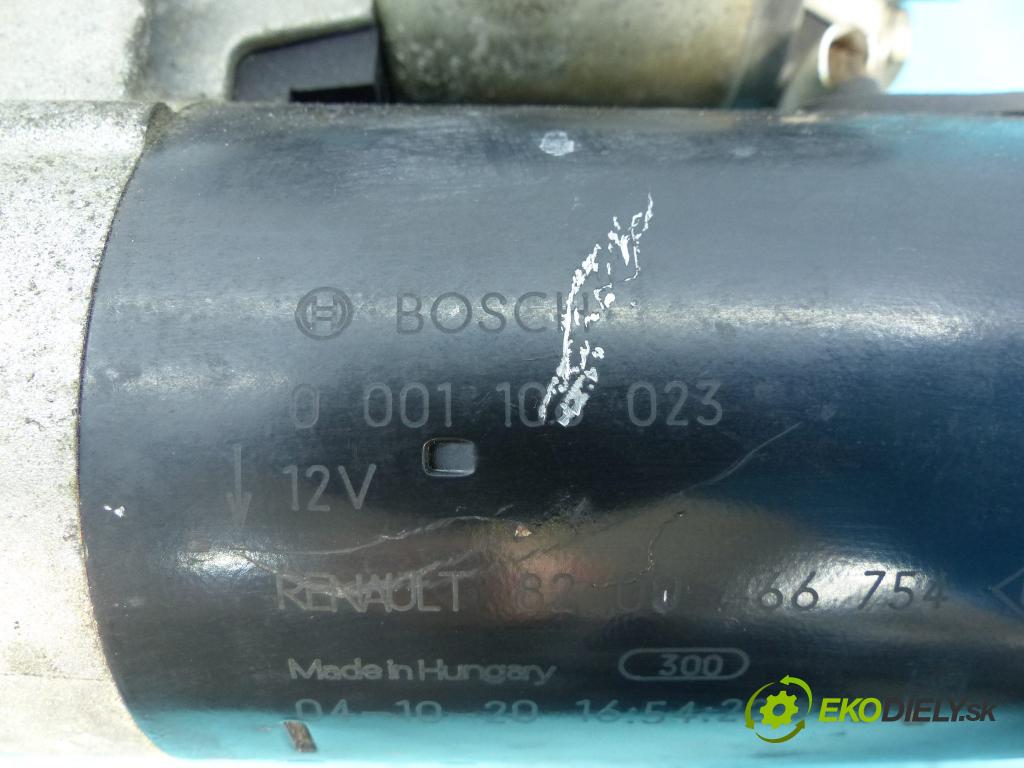 Renault Laguna II 2001-2007 2.0 T 16v 163 HP manual 120 kW 1998 cm3 5- štartér 0001106023 (Štartéry)