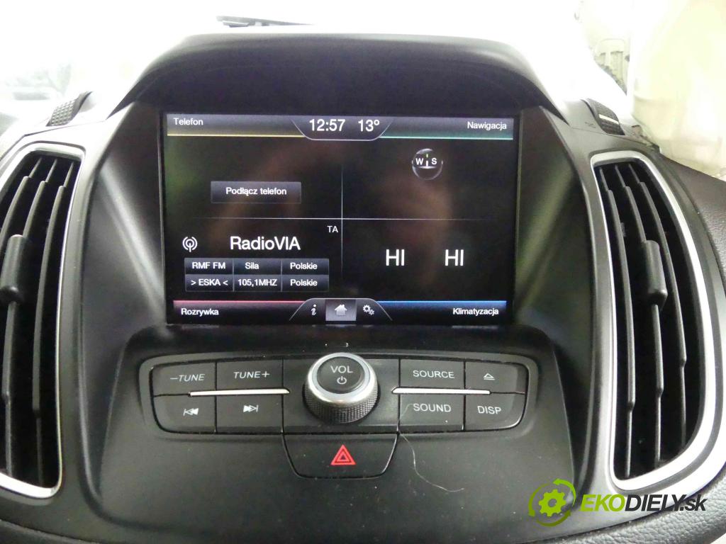 Ford C-max II 2010-2019 1.5 tdci 95 HP manual 70 kW 1499 cm3 5- Zobrazit: DJ5T-14F239-DD (Prístrojové dosky, displeje)
