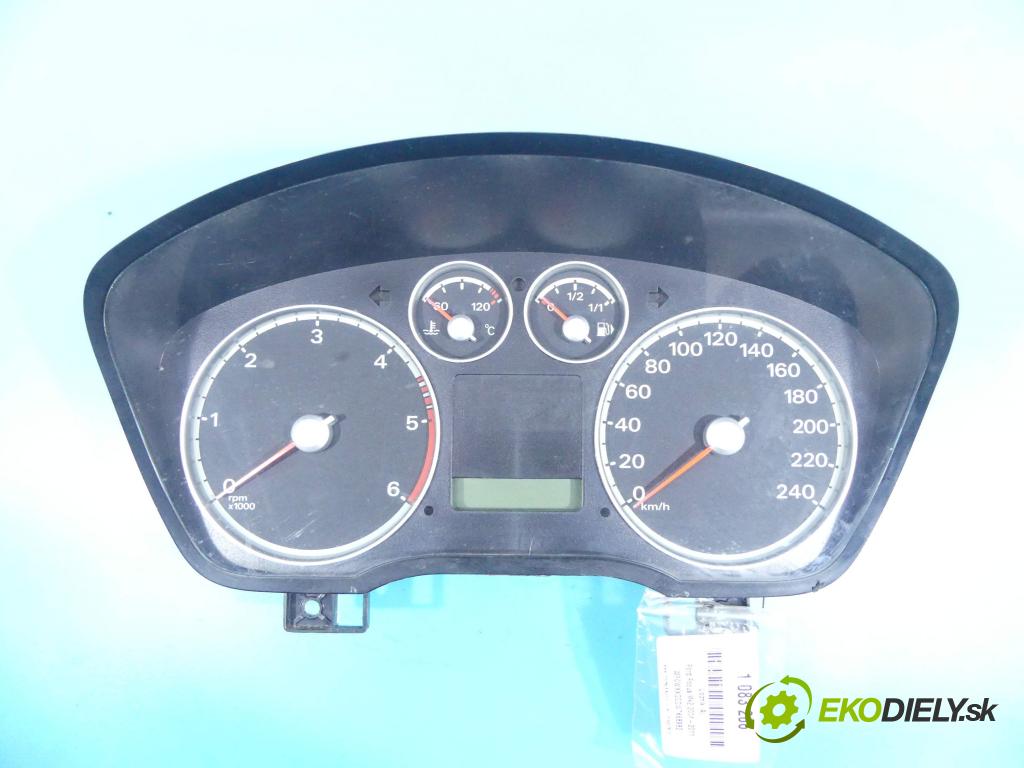 Ford Focus Mk2 2004-2011 1.6 tdci 90 HP manual 66 kW 1560 cm3 5- prístrojovka/ budíky 3M5F-10841-B (Prístrojové dosky, displeje)