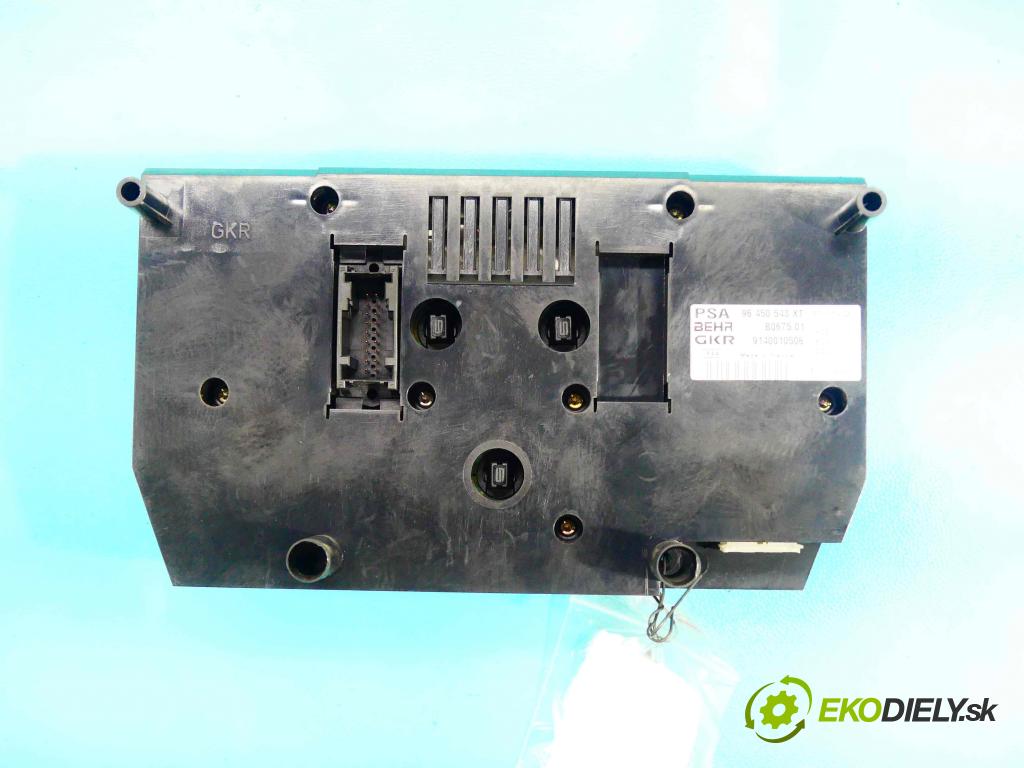 Citroen Xsara Picasso 1.8 16v 116 hp manual 85 kW 1761 cm3 5- palubní deska panel topení 96450543XT