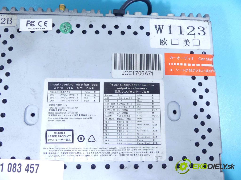 Bmw X5 E53 1999-2006 3.0d 184hp automatic 135 kW 2926 cm3 5- Radio JQE1706A71