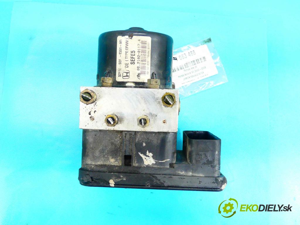 Honda Accord VII 2002-2008 2.2 i-CTDI 140 HP manual 103 kW 2204 cm3 4- čerpadlo abs 57110-SEF-E551-M1 (Pumpy ABS)