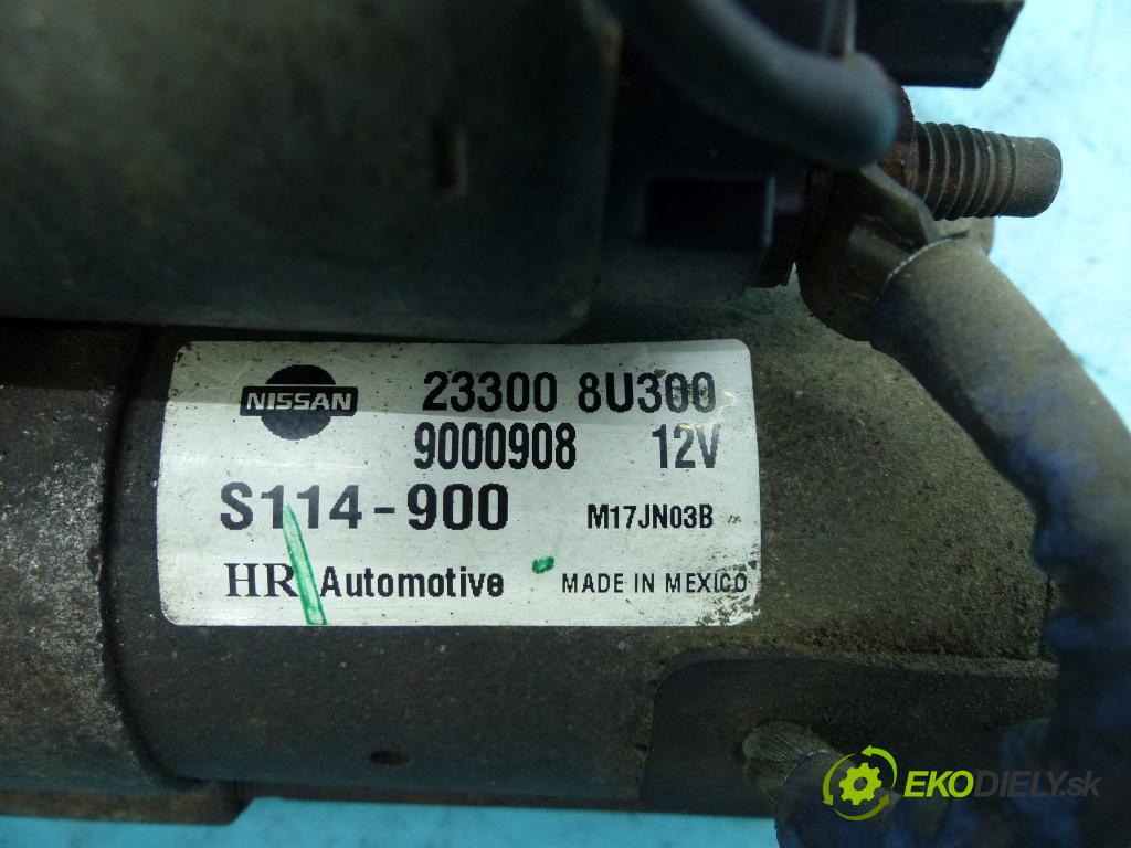 Nissan Sentra B15 00-06 1.8 16v 126 HP automatic 93 kW 1769 cm3 4- štartér 23300-8U300 (Štartéry)
