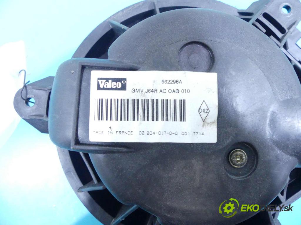 Renault Scenic I 1996-2003 1.9 DTI 98 HP manual 72 kW 1870 cm3 5- ventilátor vzduchu 662298A